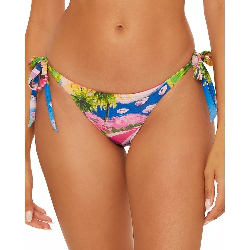 Becca Womens Size Small Positano Reversible Side Tie Bikini Bottoms $78 1656